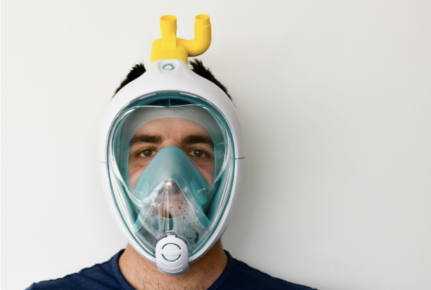 A Brescia una maschera da sub (modificata) salva la vita ai pazienti Covid-19 A Brescia una maschera da sub (modificata) salva la vita ai pazienti Covid-19