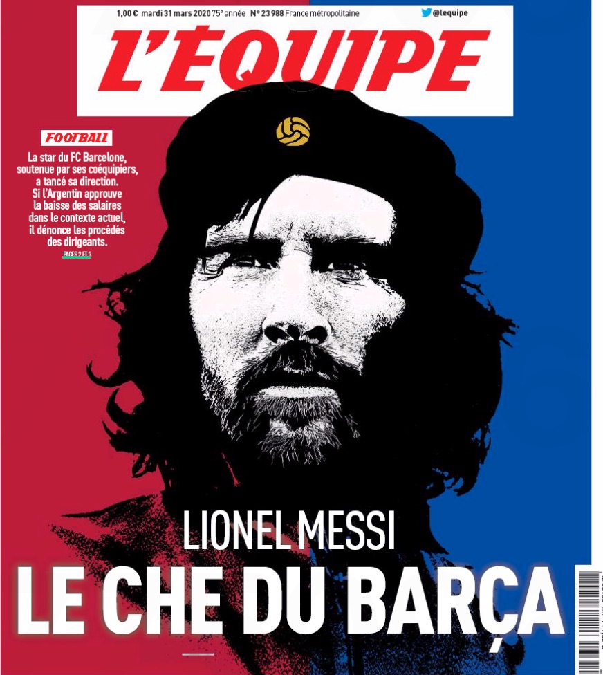Messi “Che Guevara” si abbassa lo stipendio e guida la rivolta contro il Barcellona