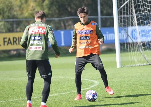 gli allenamenti del napoli