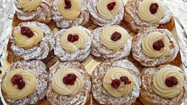 file interminabili per le zeppole di san giuseppe