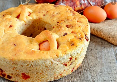 consegna di casatielli per Pasqua