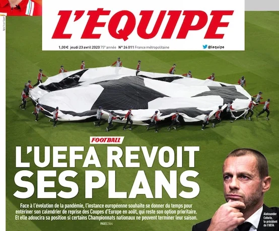 la Uefa non esclude lo stop dei campionati