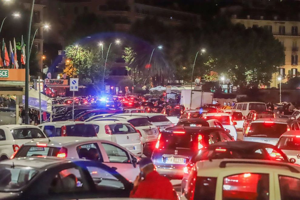 Caos movida a Napoli