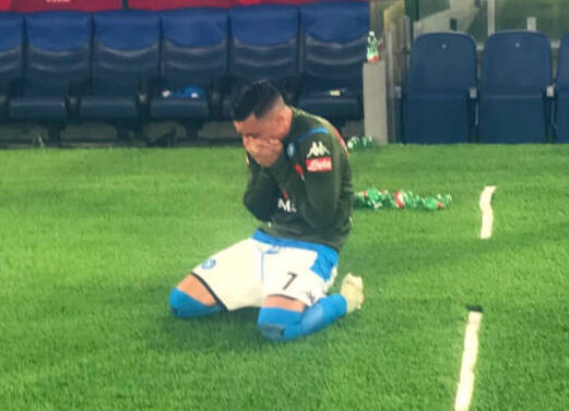 Le lacrime di Callejon, l’altra faccia di Mertens Le lacrime di Callejon, l’altra faccia di Mertens
