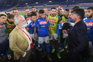 De Laurentiis dà l'addio a Gattuso