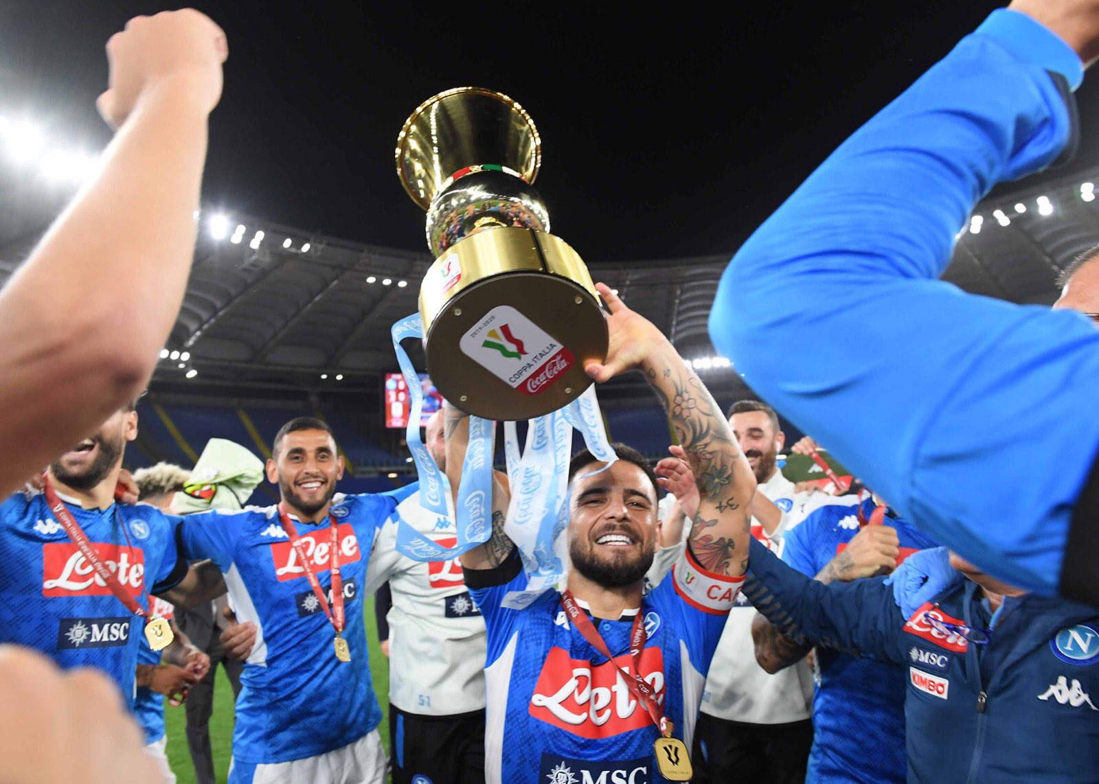 Napoli, la Coppa Italia celebrata in un francobollo