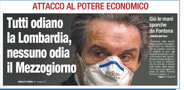 Continua il pianto di Milano e Lombardia. Feltri fa la vittima, Libero annuncia il Lombard Pride Continua il pianto di Milano e Lombardia. Feltri fa la vittima, Libero annuncia il Lombard Pride