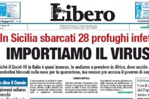 Per Libero il virus italiano “è innocuo”, “sono gli africani che ci portano quello cattivo” item-thumbnail