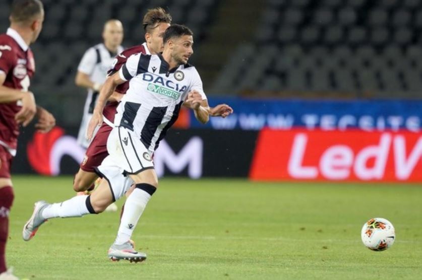 Udinese, si ferma Mandragora: rottura del crociato anteriore e del menisco