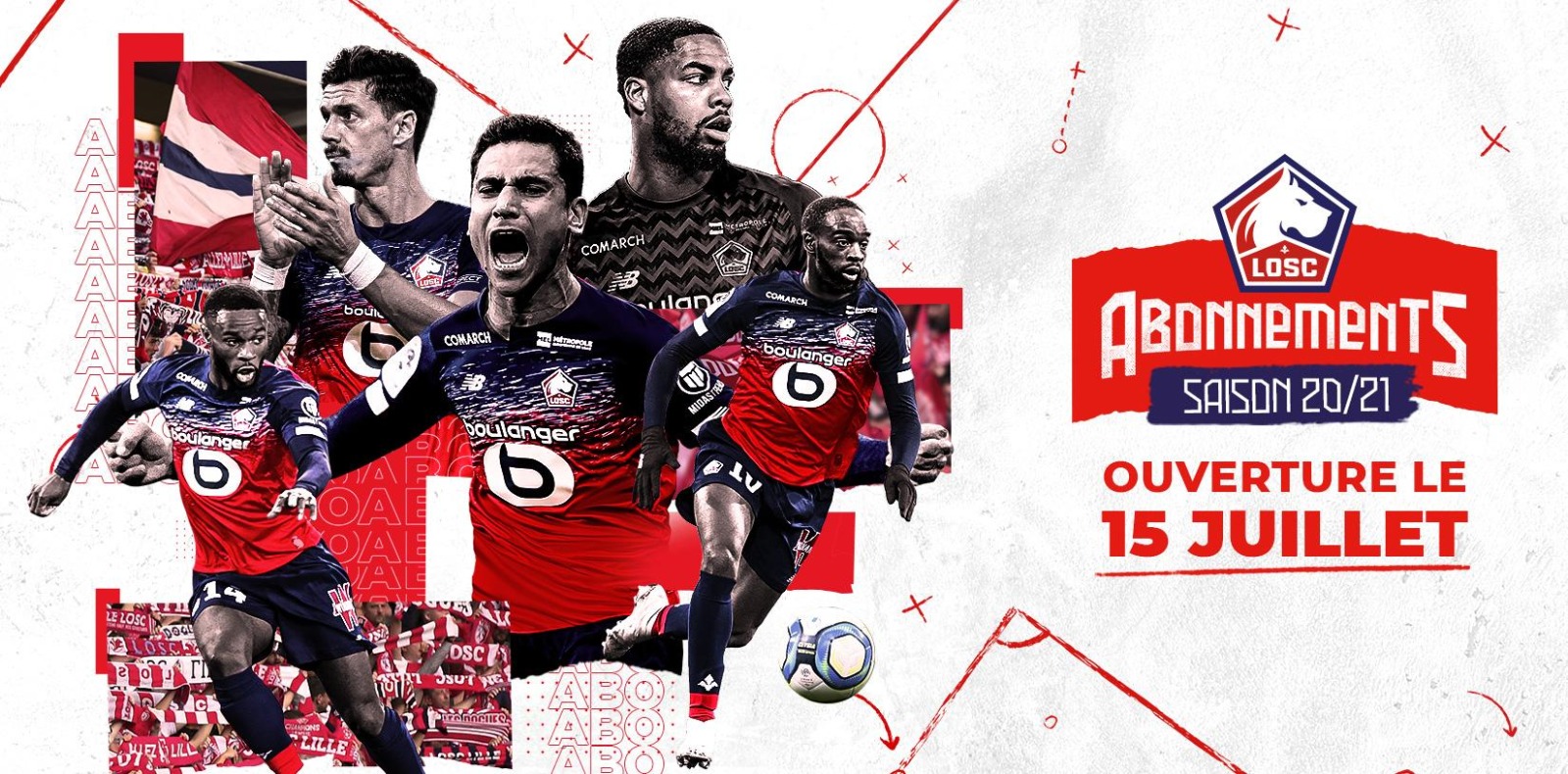 Lille, lanciata la campagna abbonamenti senza Osimhen e Gabriel Lille, lanciata la campagna abbonamenti senza Osimhen e Gabriel