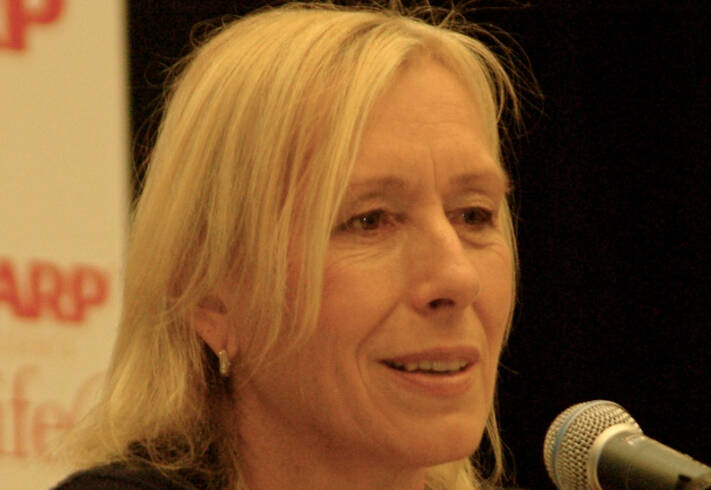 Il Guardian celebra Martina Navratilova la coraggiosa che non ha mai rinunciato alle sue battaglie