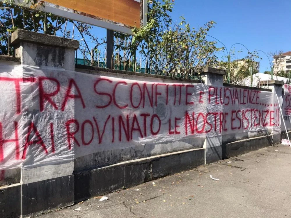 tifosi del Torino contro Cairo
