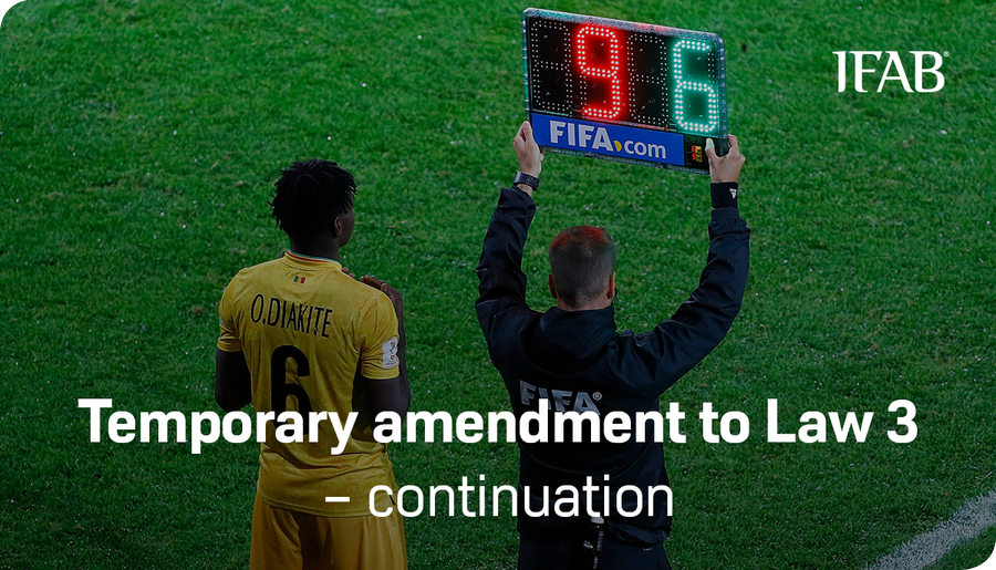 L’Ifab ha deciso: le cinque sostituzioni in vigore anche nella prossima stagione L’Ifab ha deciso: le cinque sostituzioni in vigore anche nella prossima stagione