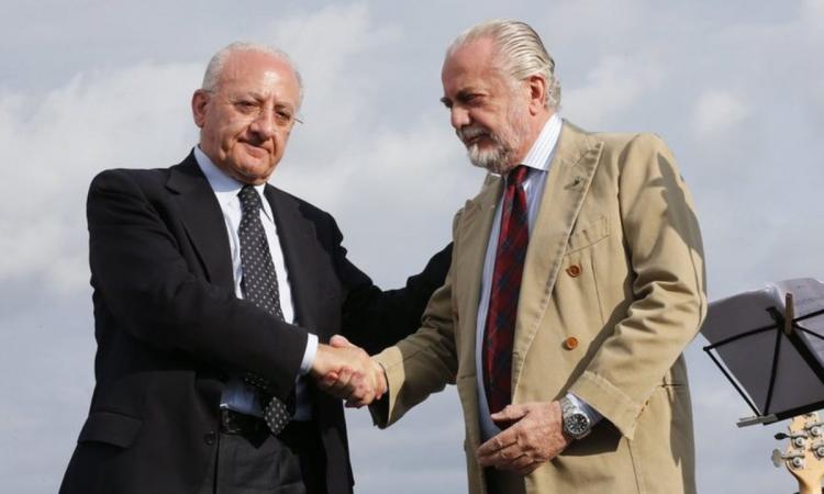 De Laurentiis a Caldoro: «Non sai nulla degli acquisti del Napoli, hai già perso le elezioni»