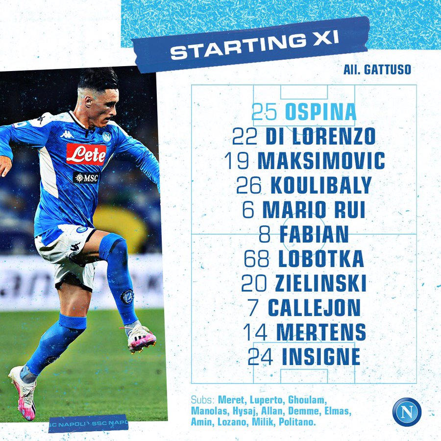 Napoli-Milan, Lobotka regista. Callejon vince il ballottaggio con Politano Napoli-Milan, Lobotka regista. Callejon vince il ballottaggio con Politano