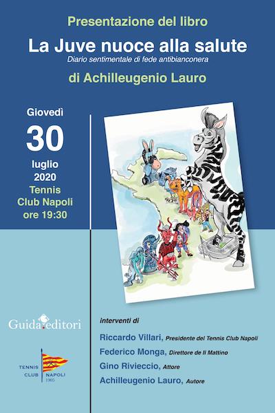 Il nipote del comandante Lauro presenta il suo libro sulla “Juve che nuoce alla salute” Il nipote del comandante Lauro presenta il suo libro sulla “Juve che nuoce alla salute”