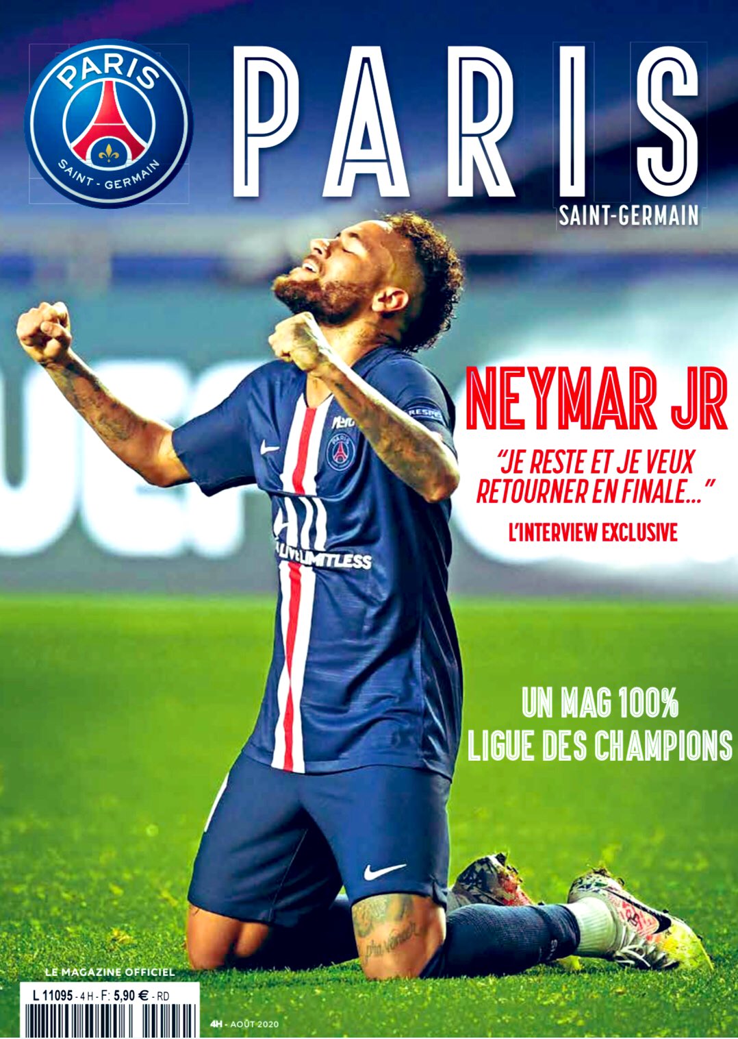 Neymar: “Resto al PSG e voglio arrivare di nuovo in finale di Champions”