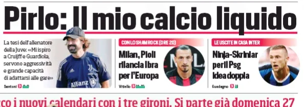 Pirlo calcio liquido