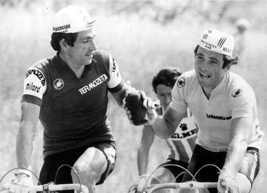 Hinault: «Moser era di un altro livello rispetto a Saronni, ma fu aiutato a vincere il Giro del 1984»