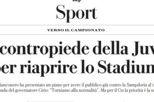 Repubblica: il contropiede della Juve per riaprire lo Stadium item-thumbnail