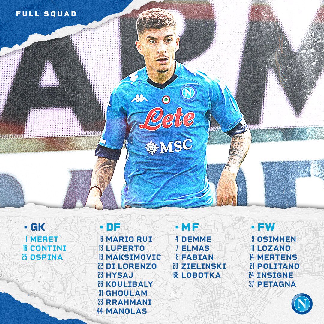 Napoli-Genoa, Milik e Llorente non convocati Napoli-Genoa, Milik e Llorente non convocati
