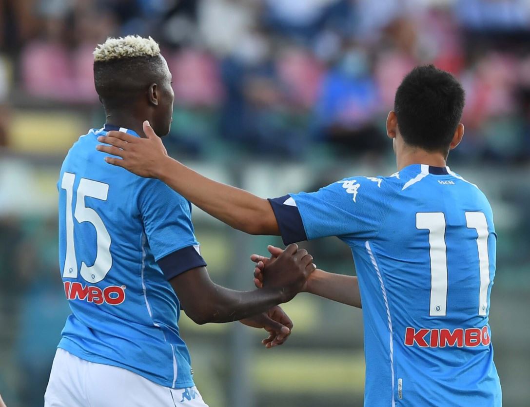 Napoli, i numeri ufficiali degli azzurri per la stagione 2020/21