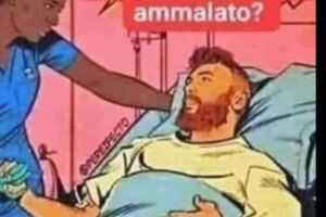 Sdegno per la vignetta Mancini. Luca Di Bartolomei: «Sei il ct di tutti i coglioni» item-thumbnail