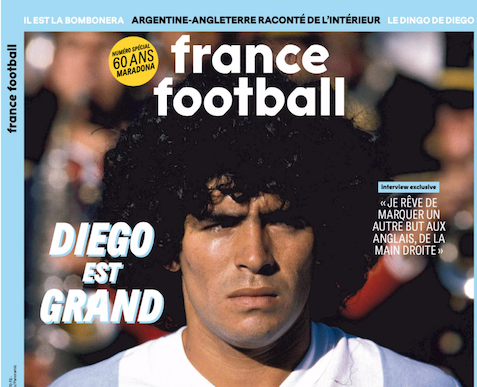 Maradona a France Football: «Ferlaino fece l’idiota quando gli dissi che sarei andato a Marsiglia»