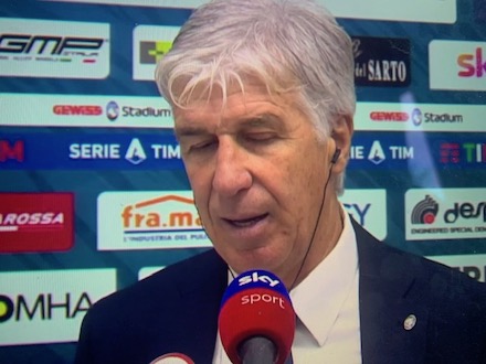 Gasperini: «Era difficile tirar fuori una partita così contro un Napoli forte e motivato. Complimenti ai ragazzi»
