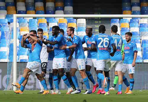 Napoli, crollano le quote scudetto: da 15 di inizio anno al 6,50 attuale