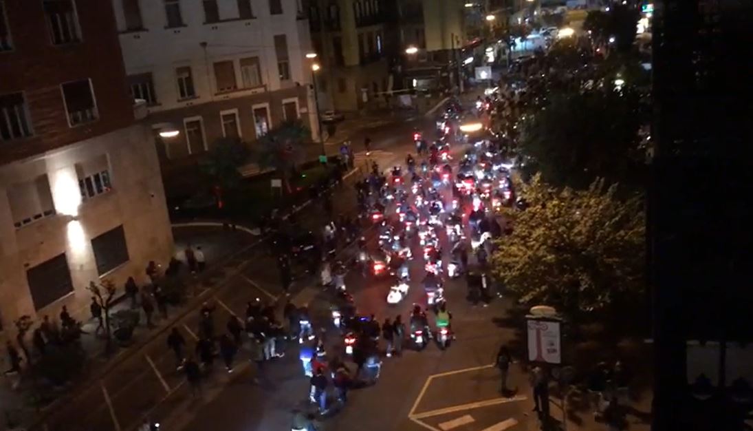 Napoli, arrestati due manifestanti. Stamattina processo per direttissima