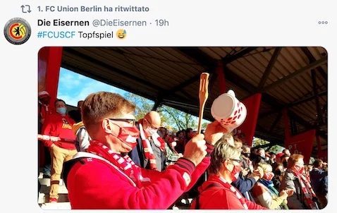 A Berlino 4.500 tifosi alla stadio con le pentole