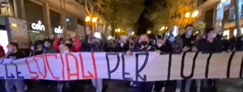 Corteo al Vomero