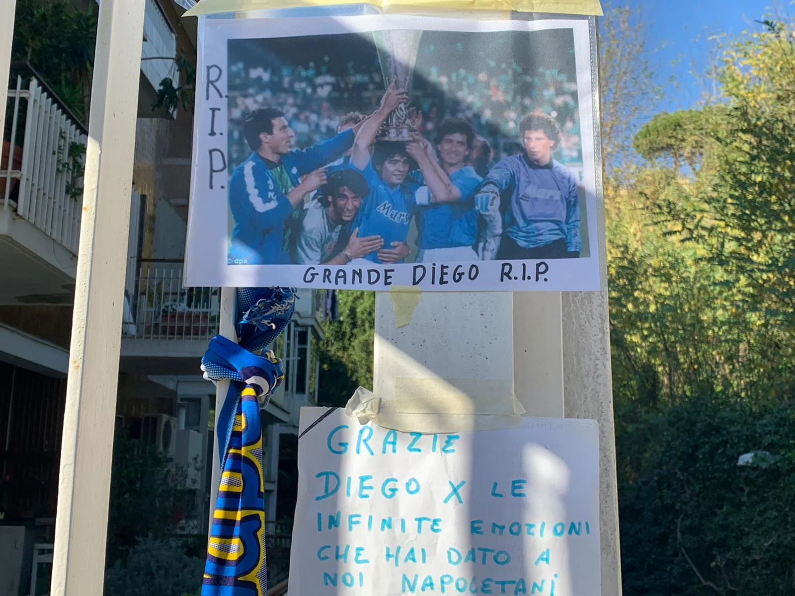 Maradona casa Napoli