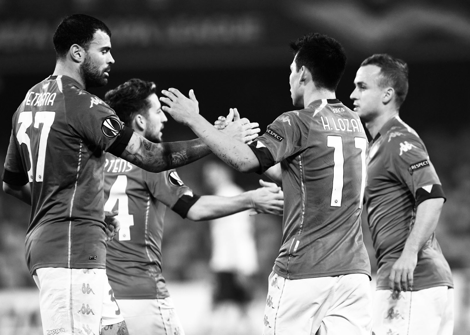 Per il Napoli 23 tiri contro il Rijeka, è record in una singola partita in stagione Per il Napoli 23 tiri contro il Rijeka, è record in una singola partita in stagione