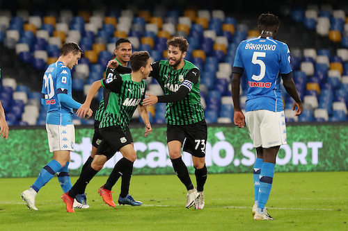 Il Sassuolo è nato per rovinare i pomeriggi dei tifosi del Napoli