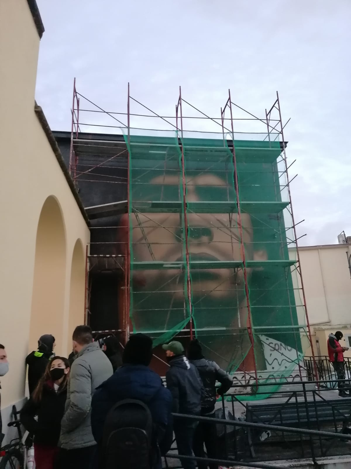 Jorit, altro omaggio a Maradona: il murale a Quarto