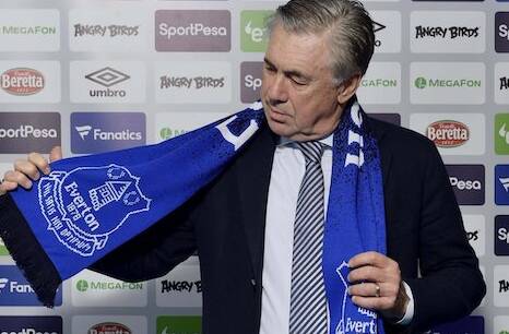 Ancelotti: «Mentre mi stavo godendo l’Everton, è arrivata l’inattesa opportunità del Real Madrid»