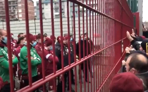 Il Torino contestato dai tifosi