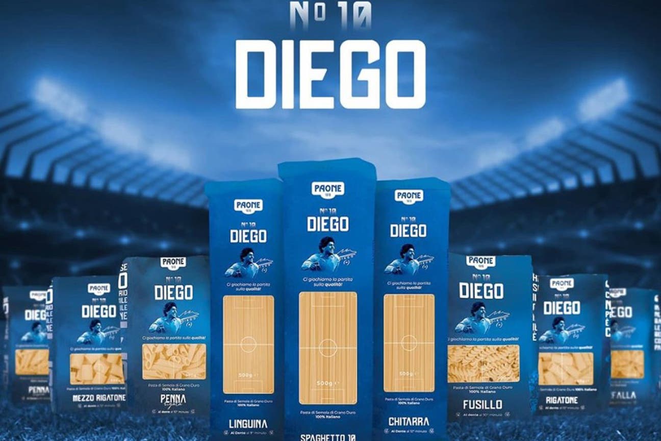 Diego punta a vincere anche a tavola, nasce la “pasta Maradona” Diego punta a vincere anche a tavola, nasce la “pasta Maradona”