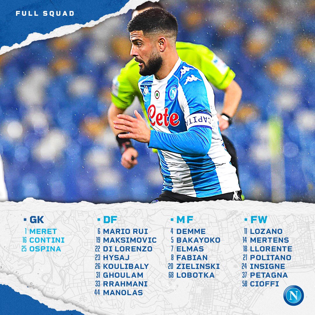 Udinese-Napoli, convocati Mertens e Koulibaly Udinese-Napoli, convocati Mertens e Koulibaly