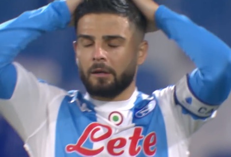 Insigne sbaglia il rigore dell’1-1