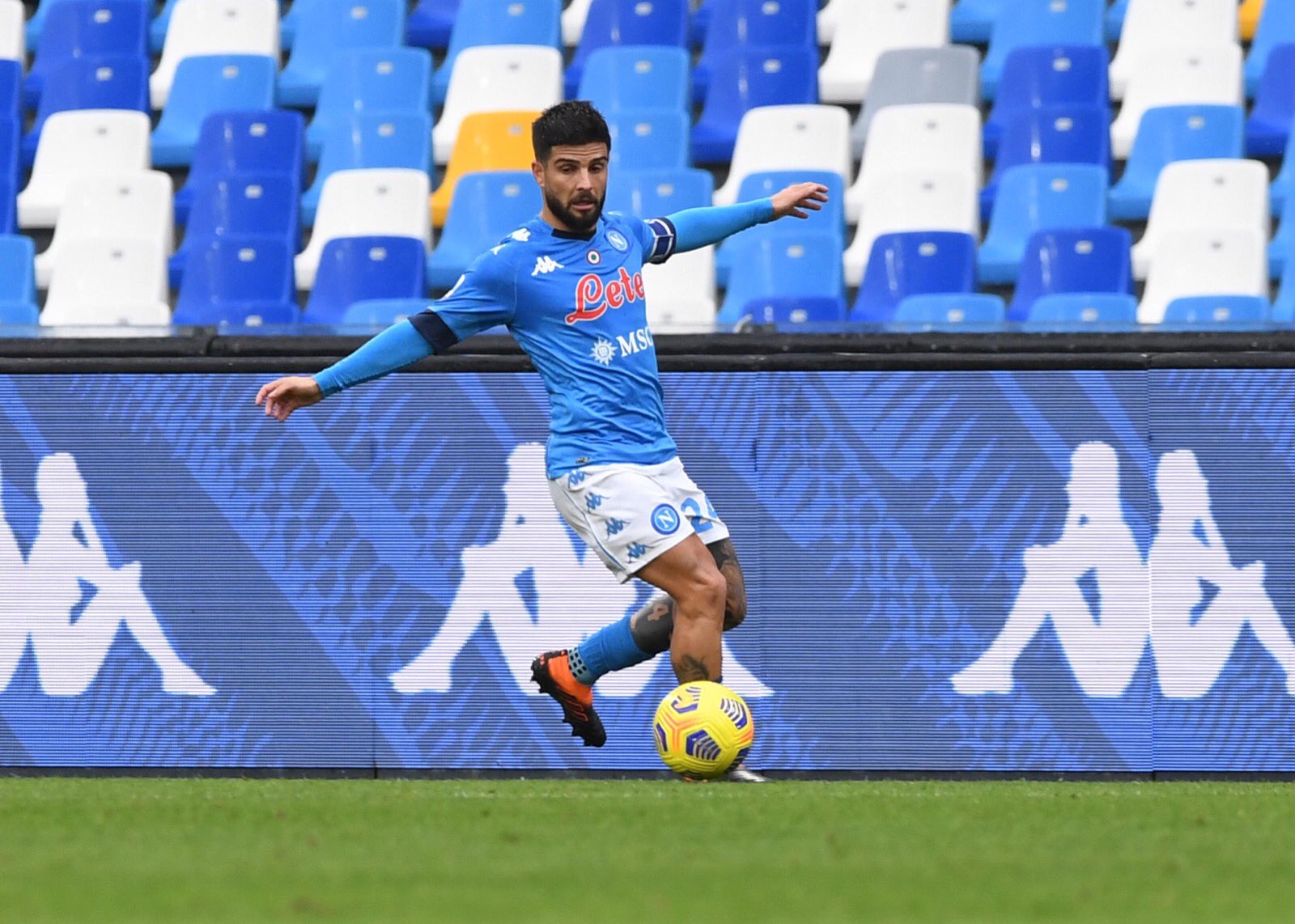 Insigne: «Stiamo lavorando duramente con il mister per tornare alla serenità e al nostro calcio»