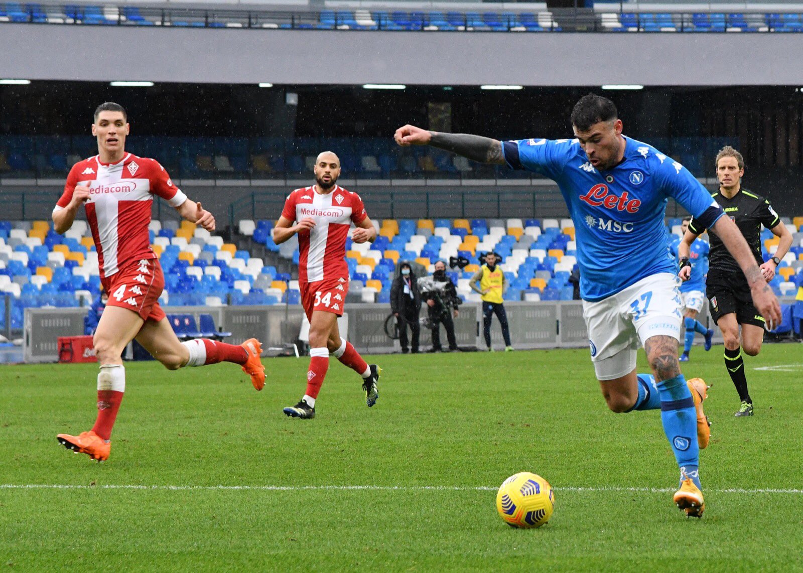 Opta: Per la prima volta nella sua storia il Napoli segna 5 gol alla Fiorentina Opta: Per la prima volta nella sua storia il Napoli segna 5 gol alla Fiorentina