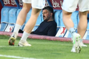 Gattuso sulla panchina del Napoli