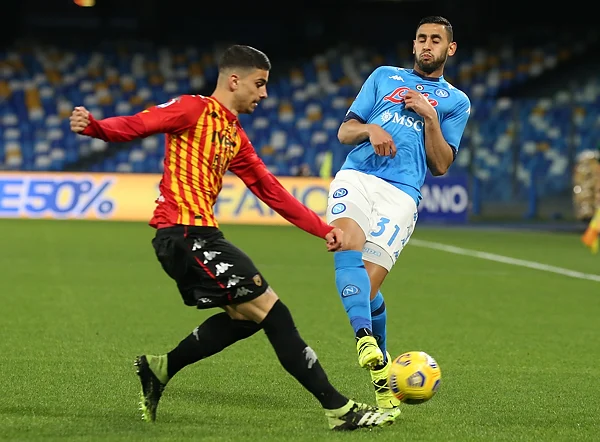 Mertens e Ghoulam Benevento