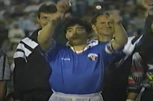 Quando Maradona giocò la sua ultima partita a Toronto con una squadra di immigrati italiani nel 1996 (VIDEO)