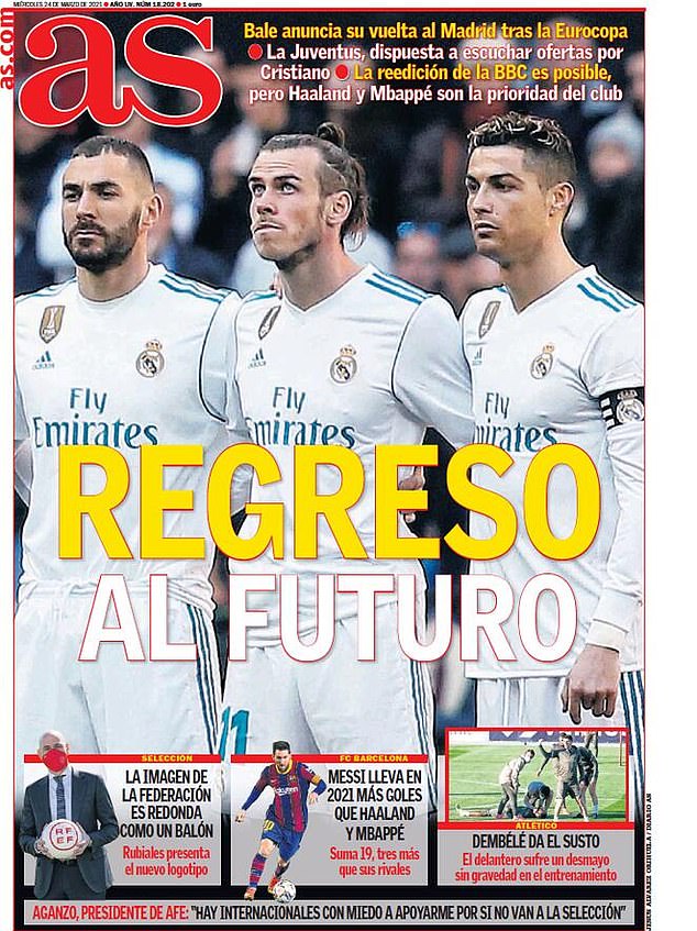 La triste nostalgia del Real Madrid, la stampa spagnola esalta il ritorno a Ronaldo-Benzema-Bale La triste nostalgia del Real Madrid, la stampa spagnola esalta il ritorno a Ronaldo-Benzema-Bale