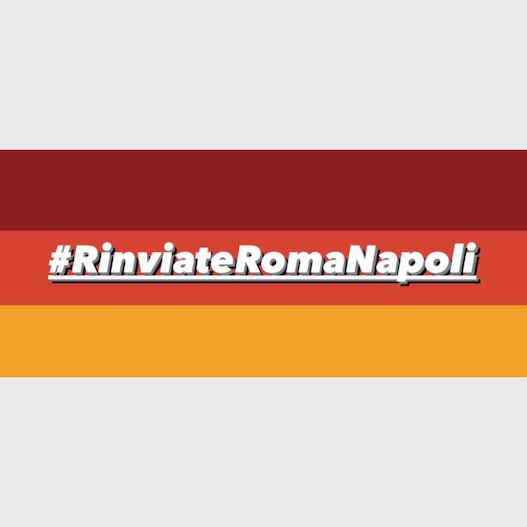 Protesta dei romanisti e su Twitter impazza l’hashtag #RinviateRomaNapoli Protesta dei romanisti e su Twitter impazza l’hashtag #RinviateRomaNapoli