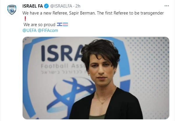 Israele arbitro transgender